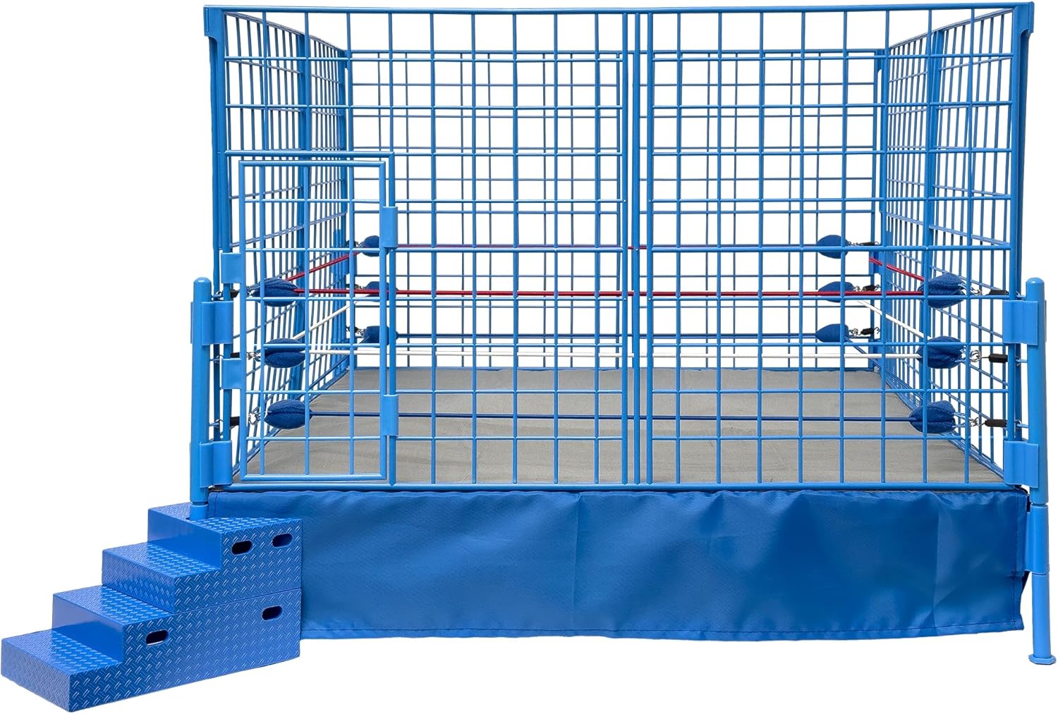 Figures Toy Company Classic Wrestling Ring & Classic Steel Cage for Wrestling Figures