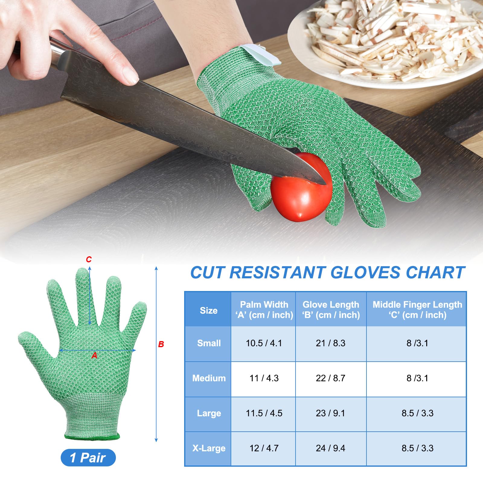 PATIKIL Cut Resistant Gloves - Image 2