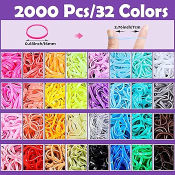 ヘアゴム No.32 Amazon.com: Auroray 32 Colors Small Hair Rubber Bands with