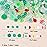 Sinyanail 3D Flower Nail Charms Set,150pcs Mixed Size Camellia Rose Resin Charms,150pcs Mixed Size and Color Leaves,100pcs Round White Pearl Beads for Women\'s Manicure Making (3-Camellia Green)