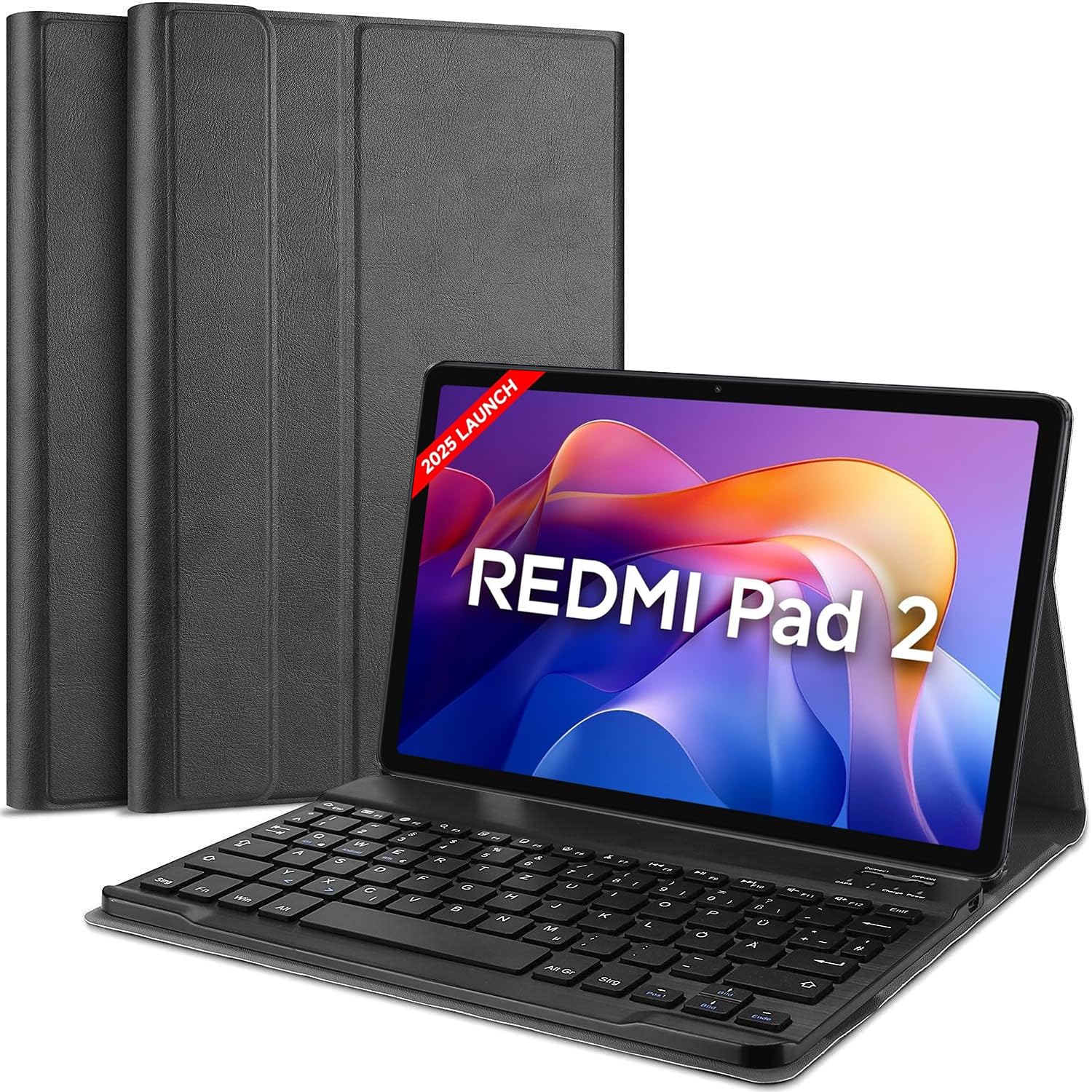 HOM Tri Fold Wireless Bluetooth Keyboard with Detachable Case