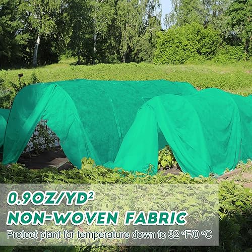 Miniatura 8 de Berlune Cubiertas para plantas con protección contra la congelación, mantas para plantas para protección de invierno, cubierta flotante de hileras