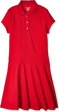 The ChildrenS Place Girls Short Sleeve Picque Polo Dress