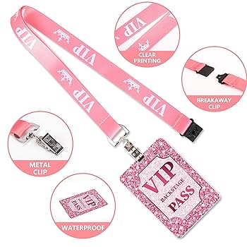Amazon | YHNTGB VIPバッジランヤード VIP バックステージパス