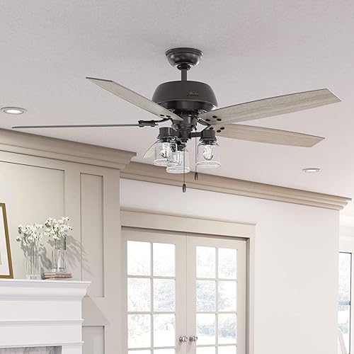 Miniatura 3 de Hunter Fan Company 51200 Churchwell Ventilador de techo, 60, bronce noble