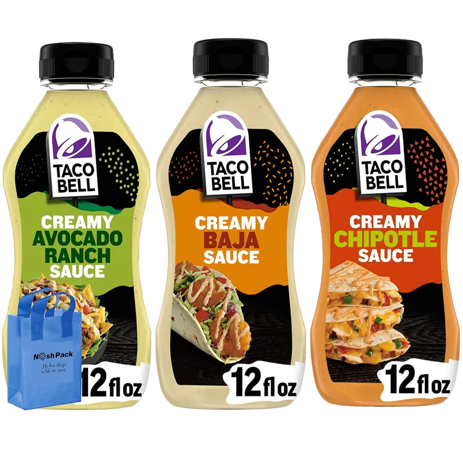 Taco Bill Creamy Taco Sauce Variety Pack Creamy Taco Sauce