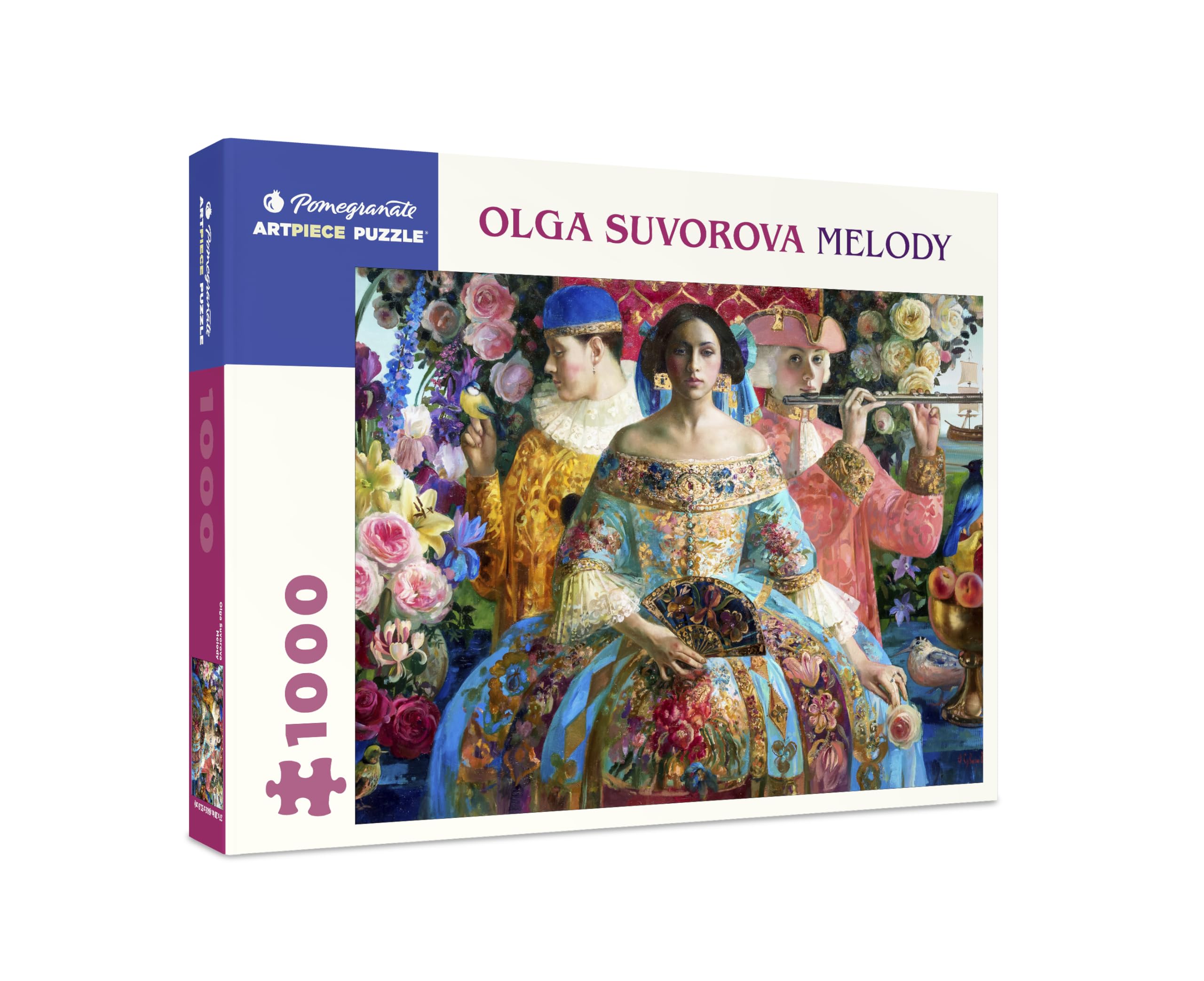 Pomegranate 1000-Piece Jigsaw Puzzle for Adults, Olga Suvorova's Melody, Matte Finish, Snug Fit