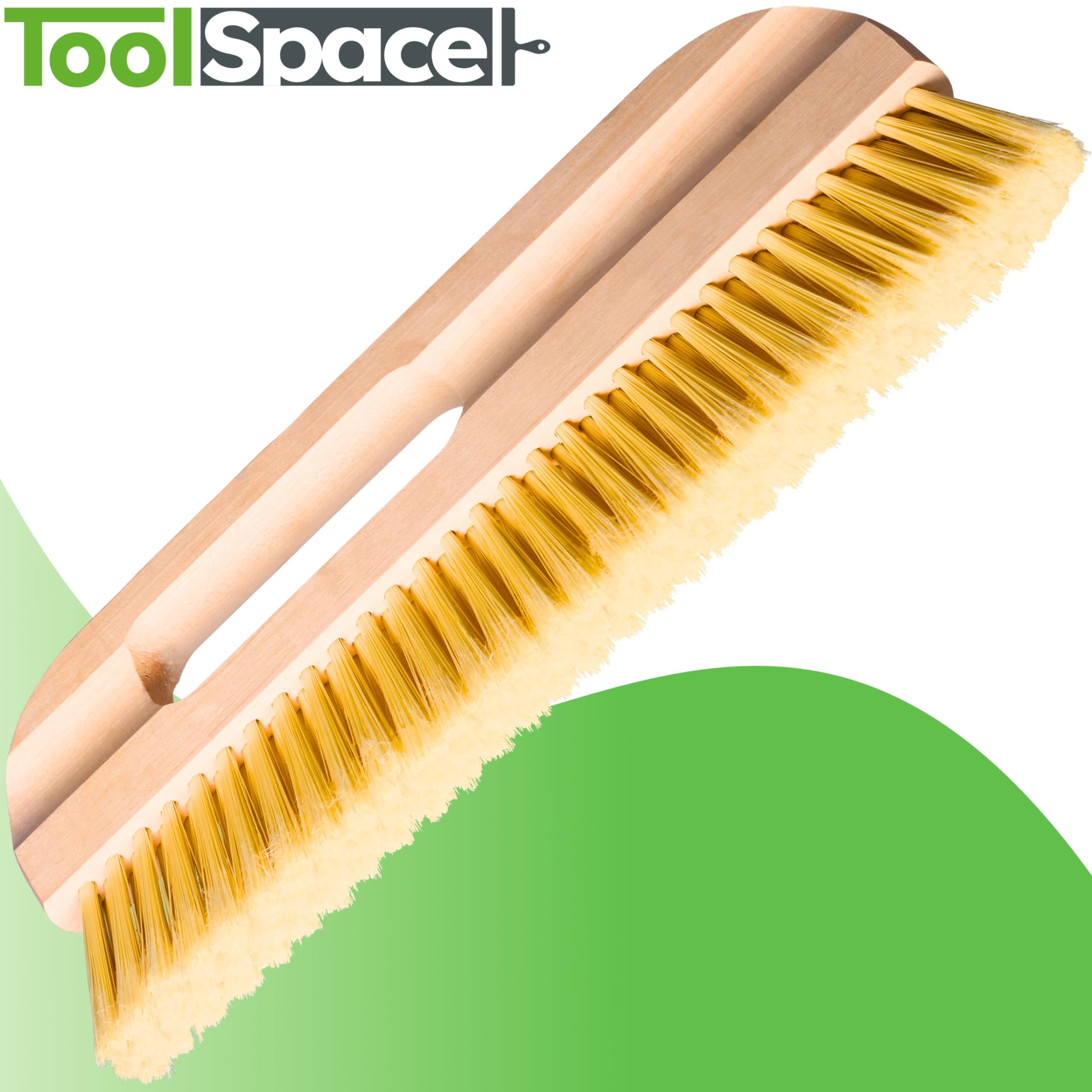 ToolSpace Brosse à Tapisser 30 cm Brosse Papier Peint à Maroufler Outil de Lissage Manche en Bois