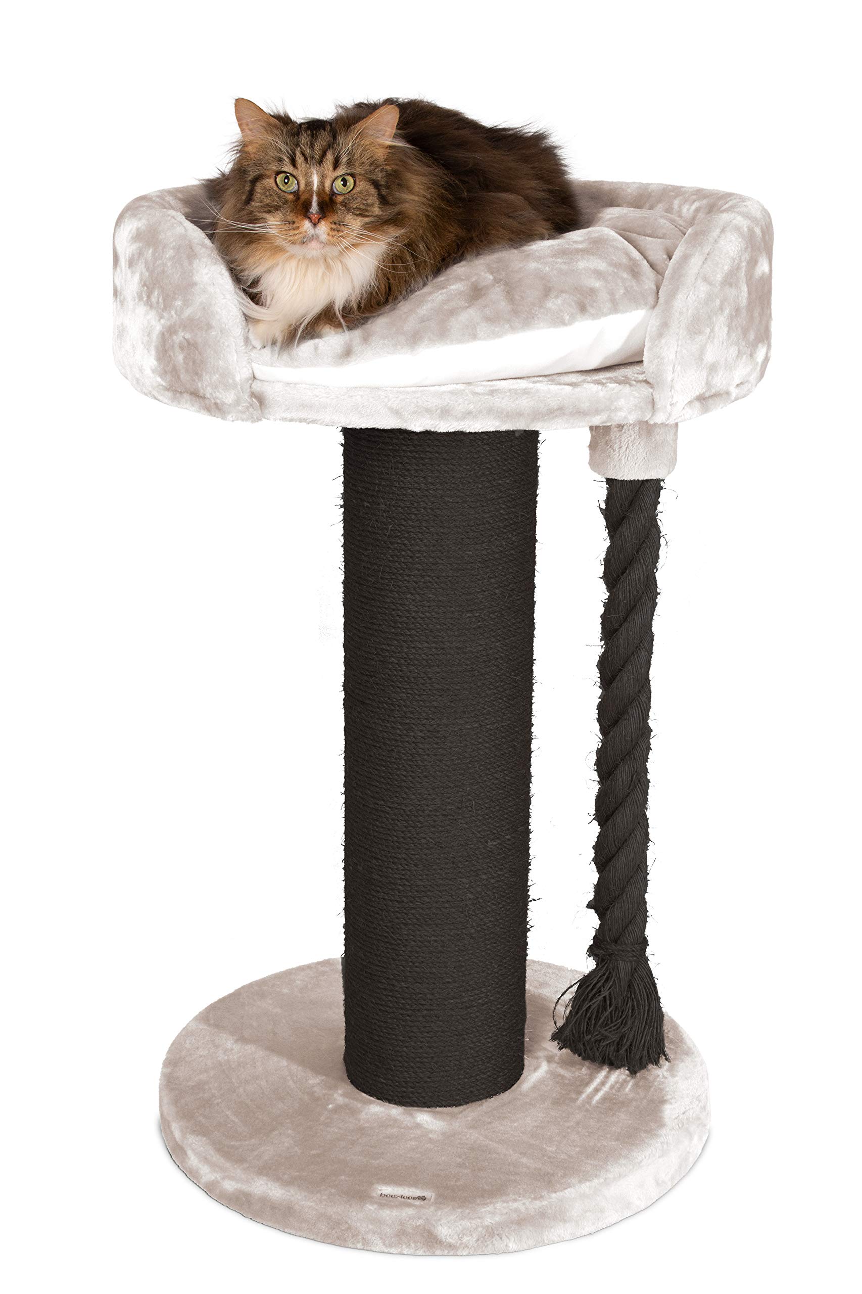 Beeztees Tura - Mobili tiragraffi, 60 x 60 x 100 cm, Colore: Panna