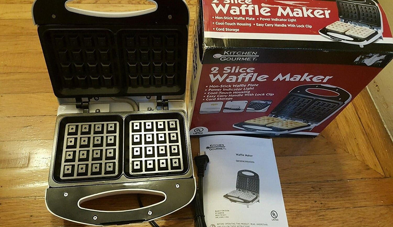 Kitchen Gourmet Electric Waffle Maker