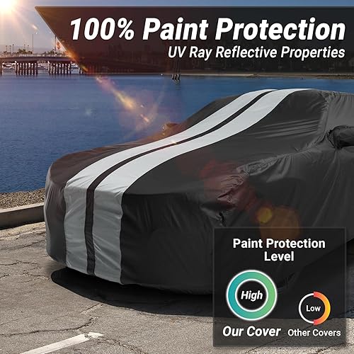 Miniatura 3 de iCarCover Compatible con Toyota Camry Coupe 1994-1996 - Funda completa de coche de alta calidad, impermeable, resistente a todo tipo de clima,