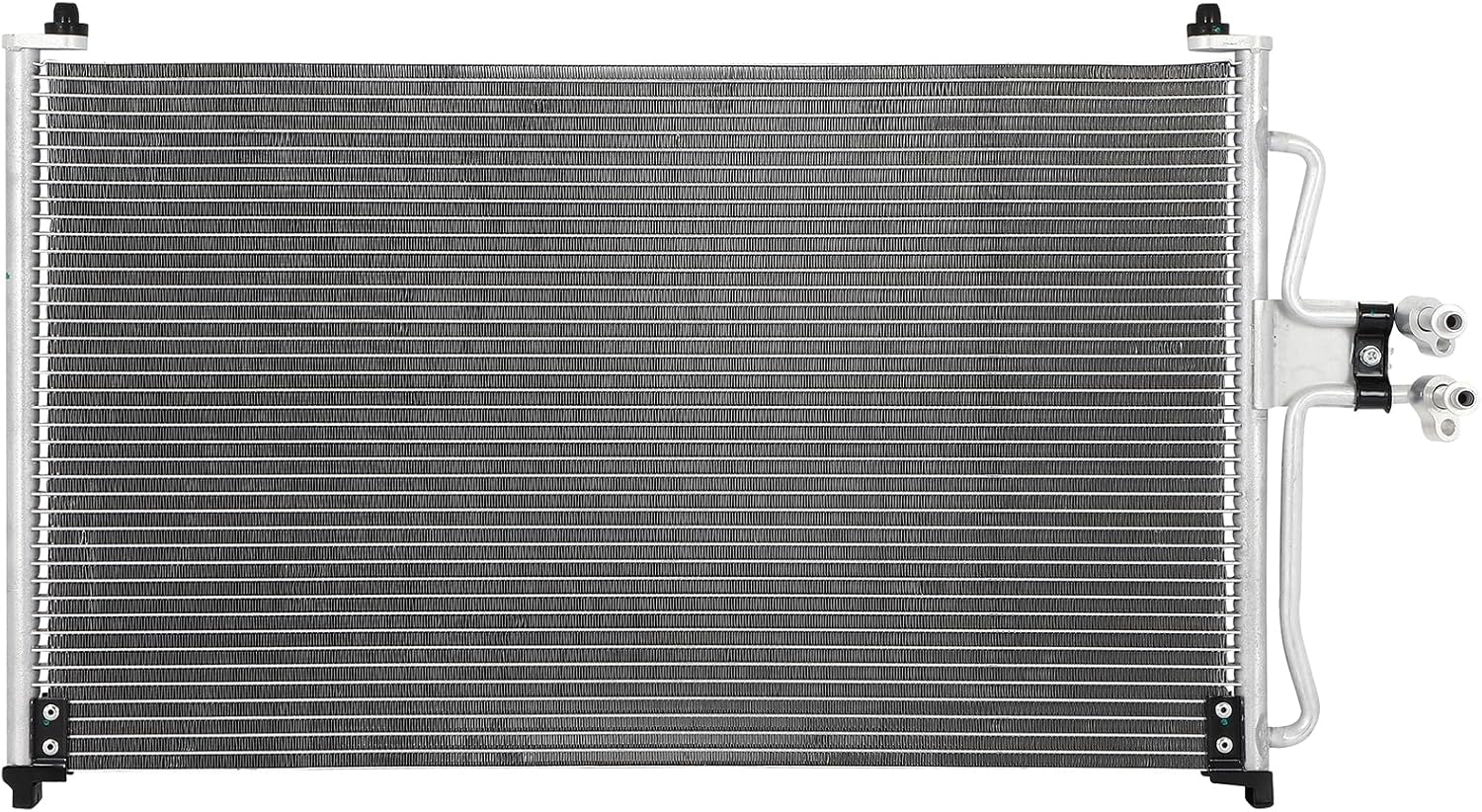 A/C AC Condenser Compatible with 2004 for Ford Escape Limited 2.0L 2001-2004 for Ford Escape XLS 2.0L 2001-2004 for Mazda Tribute DX 2.0L 2001-2004 for Mazda Tribute LX 3.0L, Replaces 4975