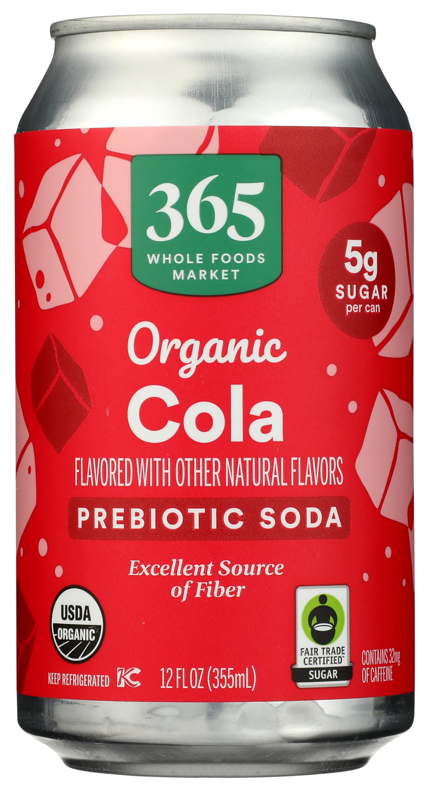 Amazon.com : 365 by Whole Foods Market Organic Cola Prebiotic Soda