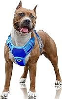 Vista 78 de BARKBAY Arnés para Perro Sin Tirones Talla Grande Arnés Reflectante para Perro con Clip Frontal y Asa de Control Fácil para Caminar Entrenar Correr