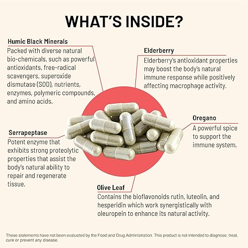 Miniatura 4 de Mountain Peak Nutritionals Immuni-V - Suplemento de apoyo para el sistema inmunológico y todo el cuerpo, refuerzo antioxidante natural con ácido