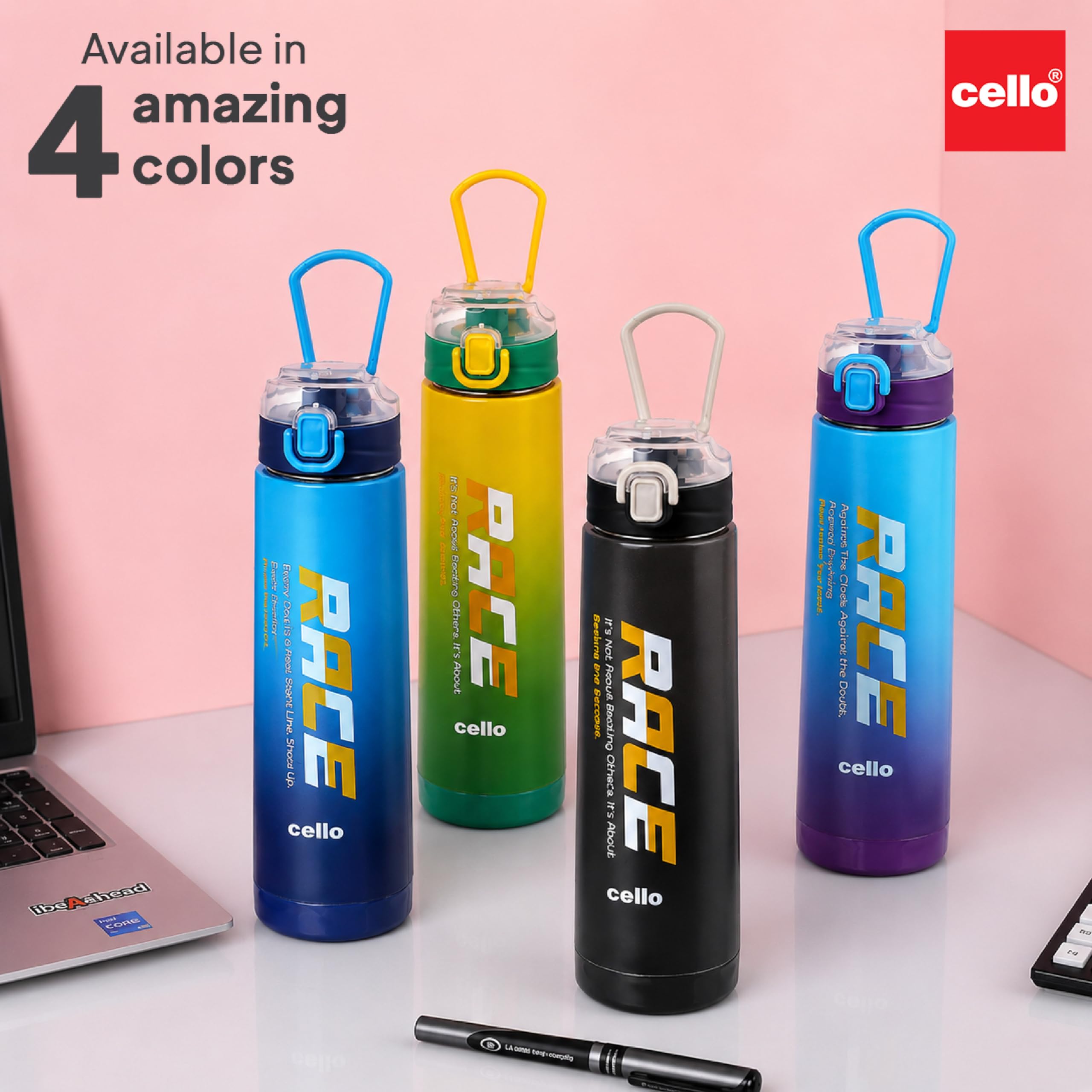 Cello Puro Steel-X Water Bottle - 900ml Insulated -7