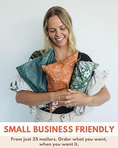 Miniatura 22 de Impack - Paquete de 25 sobres de polietileno de 10 x 13 pulgadas, bolsas de envío biodegradables para ropa, sobres de correo autoadhesivos verde