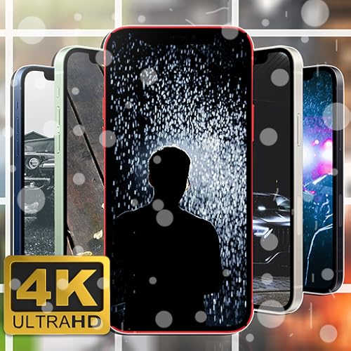 Rain Phone Wallpapers & Backgrounds app 4K ⎛No Ads⎞| Lock & Home Screen | Share button