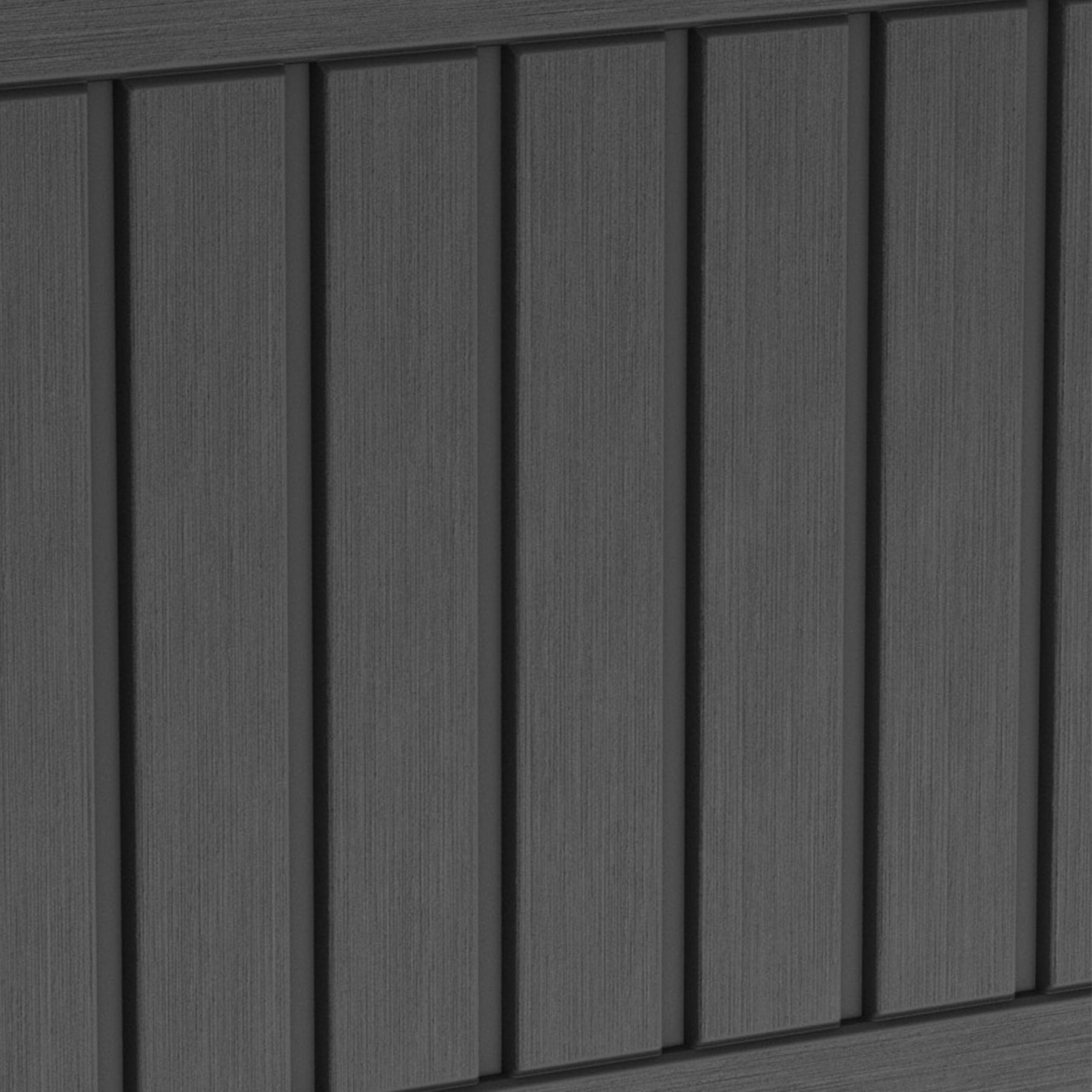 Koll Living Kentwood - Scatola da giardino da 350 litri, colore antracite, con funzione di seduta per cuscini, attrezzi da giardino o giocattoli per bambini, impermeabile e ben ventilato