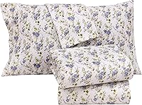 Vista 210 de RUVANTI Flannel Sheets Twin Size - 100% Cotton Double Brushed Twin Sheets Set, Deep Pockets 16 Inches, All Seasons Breathable & Extra Soft Bed Bali