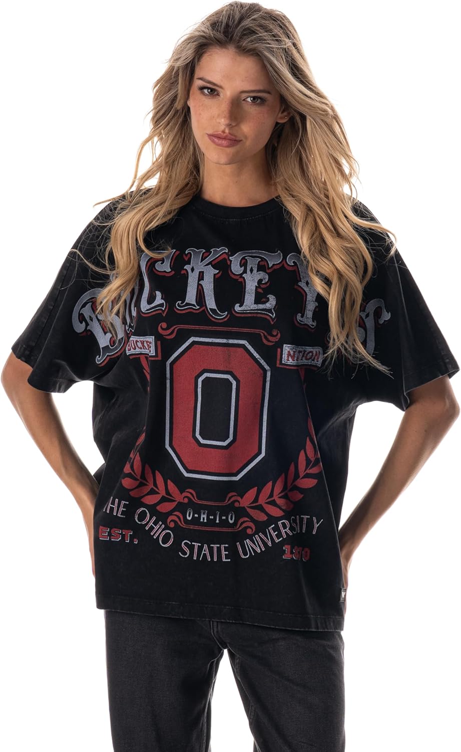 The Wild Collective Women's Ohio State Graphic Dolman Tee