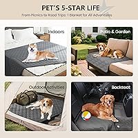 Vista 113 de gogobunny Funda de cama 100% impermeable de doble cara para perro, manta para mascotas, sofá, muebles, protector para cachorros, perros grandes