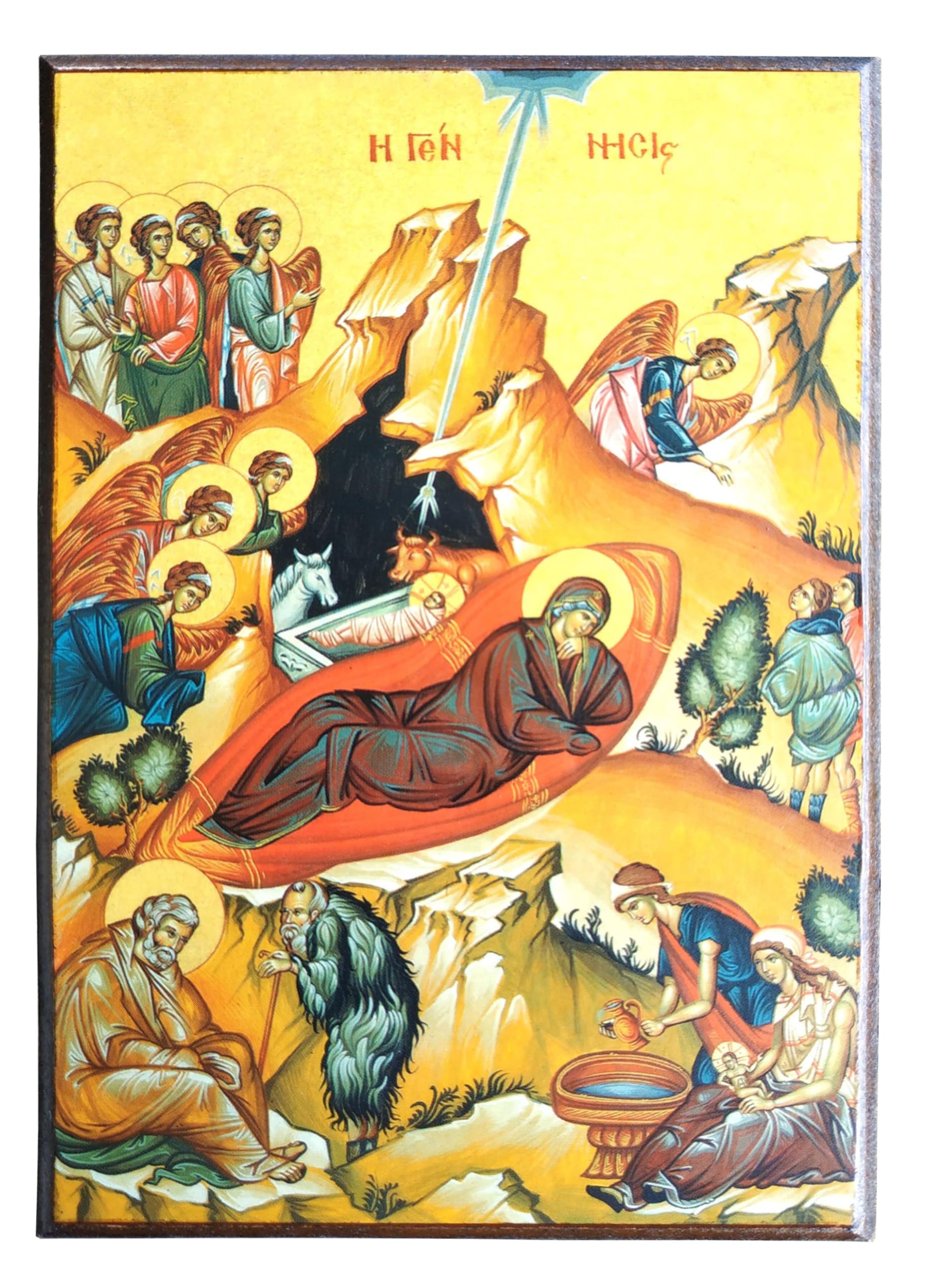 NATIVITY OF CHRIST - Greek Byzantine Orthodox Icon