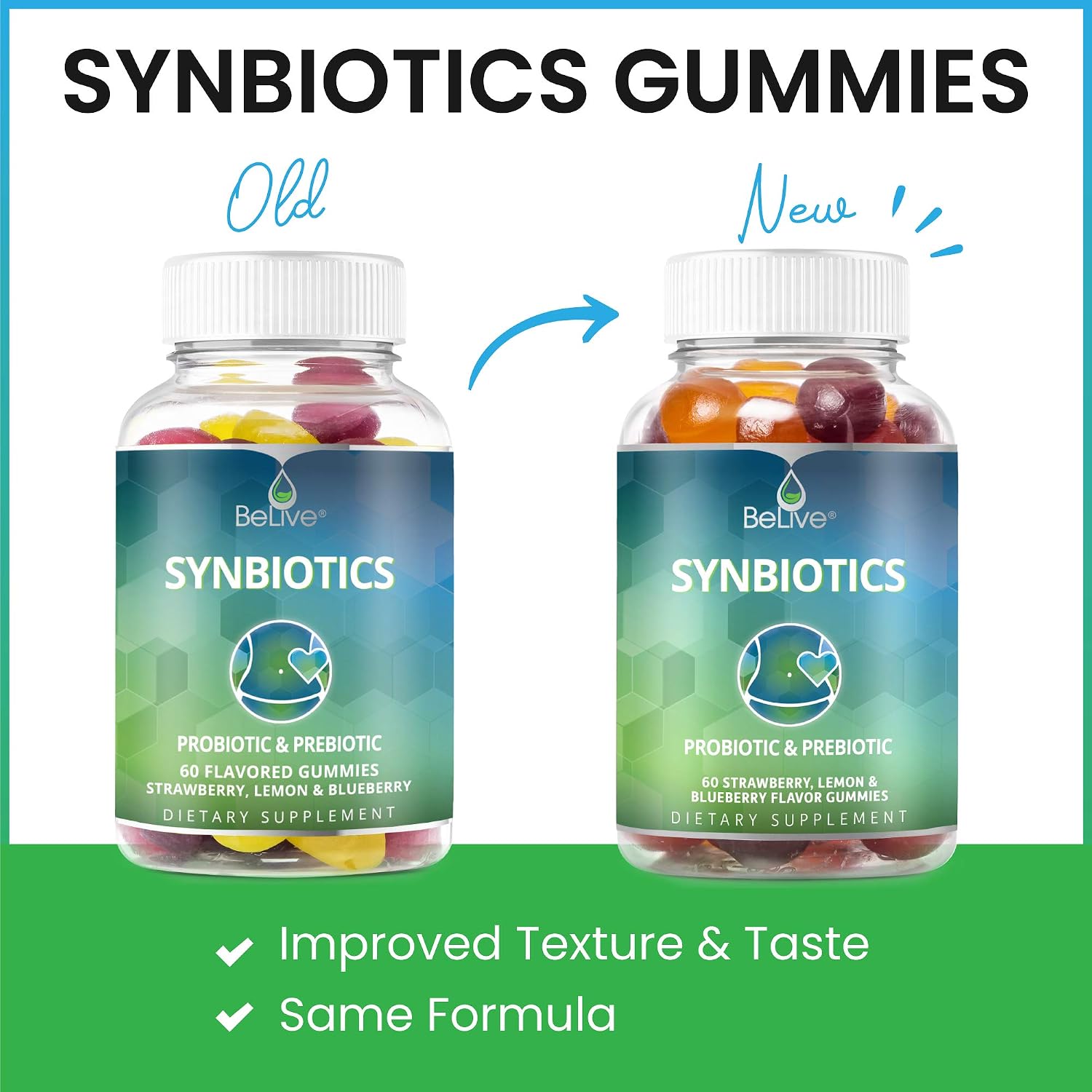 Probiotic + Prebiotic Fiber Gummies Sweetened with Stevia and Tapioca, Suitable for Kids & Adults - Image 5