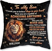 Vista 10 de Hyturtle Almohada personalizada para la mejor mamá, regalos para mamá de hija e hijo, regalos inspiradores para ella en el día de la madre, regalos