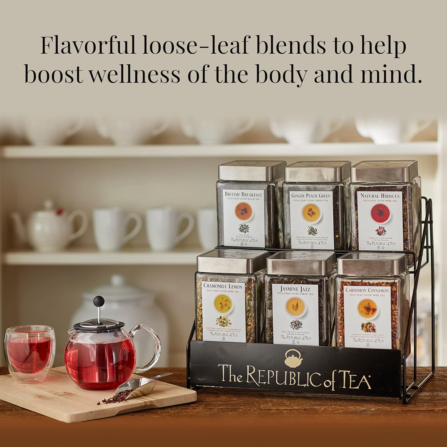 The Republic of Tea Jasmine Jazz Green Tea (1 Pound)