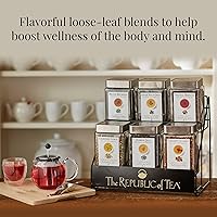 Vista 5 de The Republic Of Tea Jasmine Jazz Green - Té de hoja completa (0,10 ml/50-60 tazas)