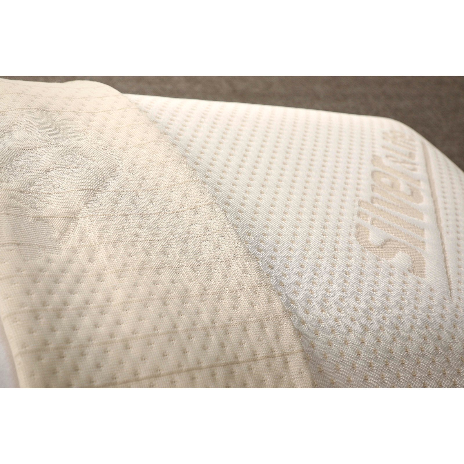 Evergreenweb - Almohada cervical de espuma viscoelastica - TRILOGY - alto 15 cm, duble funda de Silver Life y algodon - Desfundable y lavable