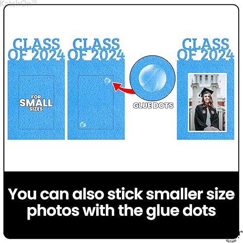 Miniatura 4 de KatchOn, Cartel de fotos de graduación K-12  3 cuerdas, 10 pies  Cartel de graduación personalizado 2024  Decoraciones de graduación de clase de