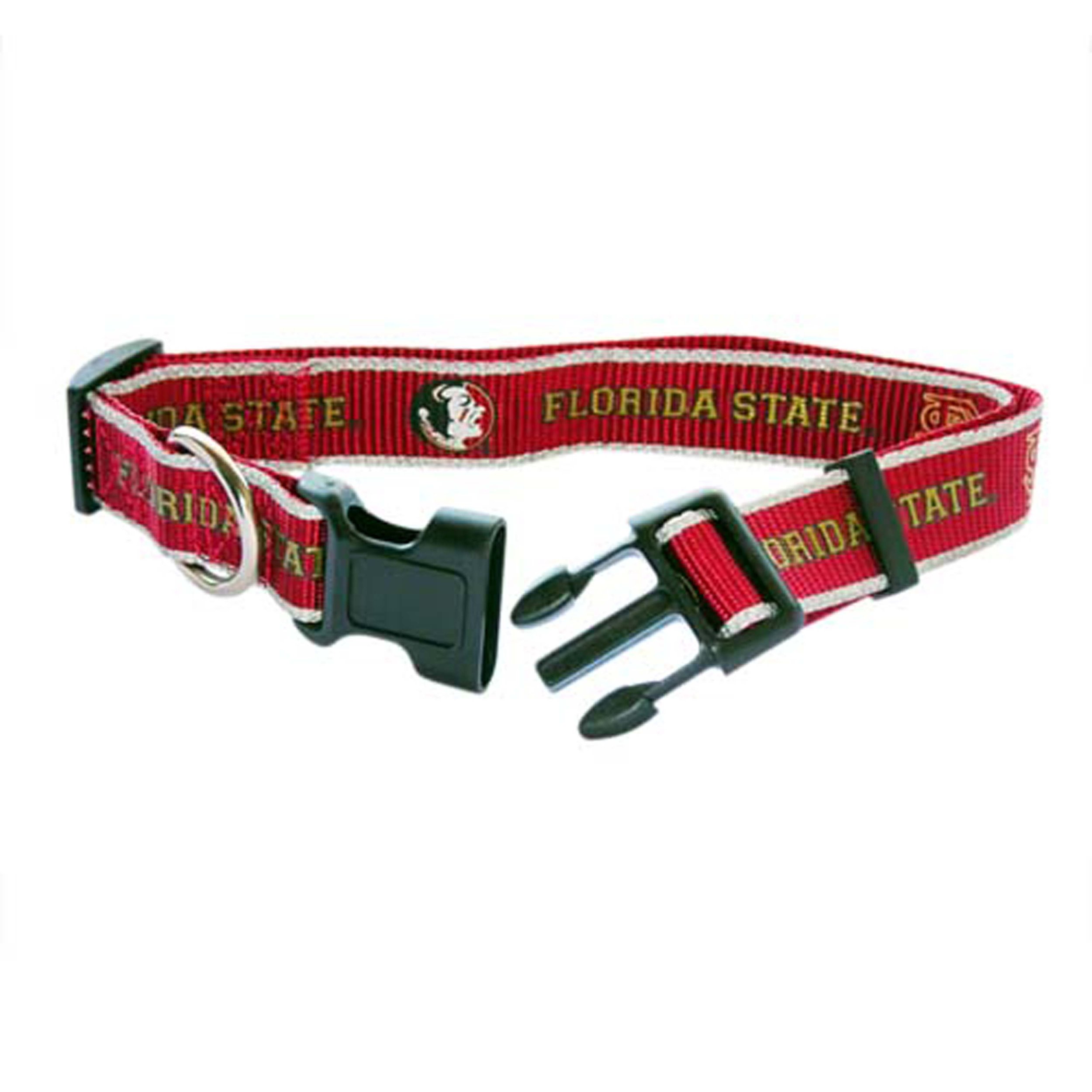 Pet Goods Medium Collegiate 3/4-Inch by 14-Inch - 20-Inch Dog Collar, Florida State University