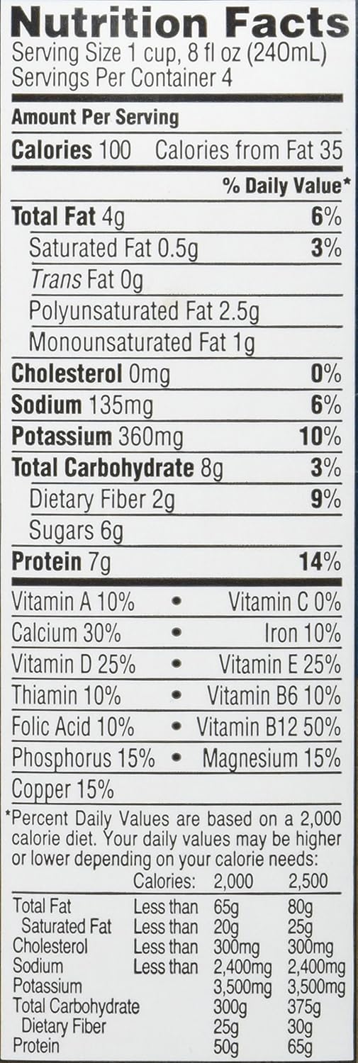 SOY DREAM Enriched Original Organic Soymilk, 32 Fluid Ounce