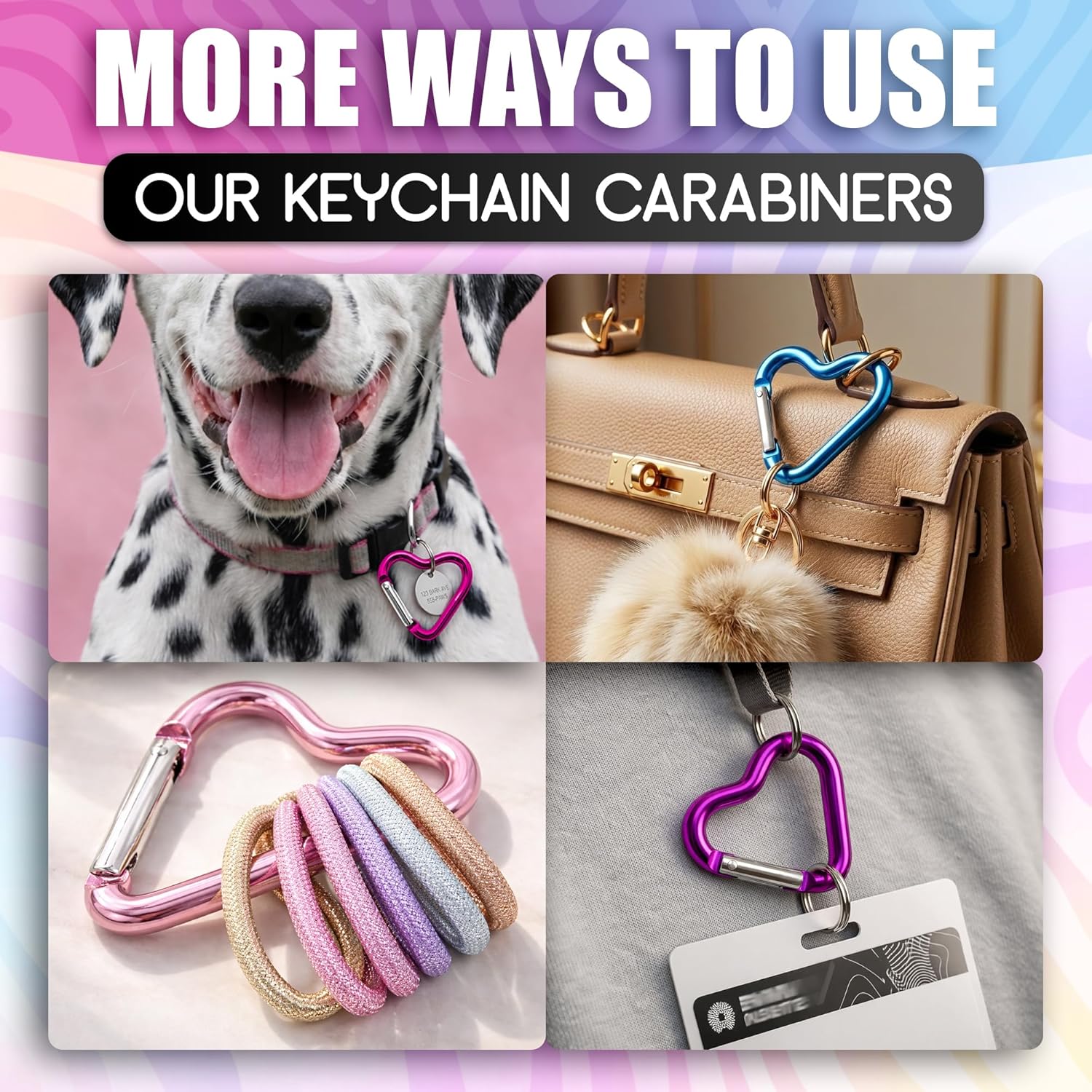 Heavy Duty Bungee Cords with Carabiner Hooks for Keys, Outdoor Gear, and Everyday Home Use - Secure Loads on The Move - Image 6