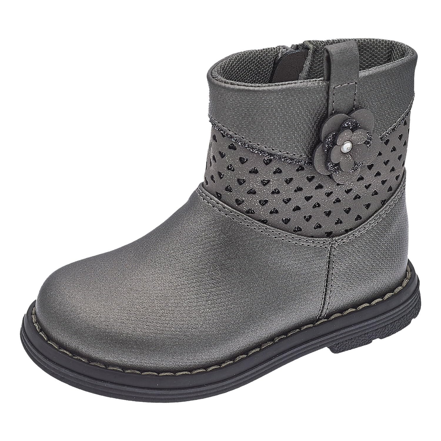 Chicco, Stivali Bambina con Zip Laterale, Stivaletti Bimba Caldi, Comodi e Traspiranti, Tronchetti Ideali per Autunno e Inverno, Scarpe Bambina e Ragazza, Designed in Italy