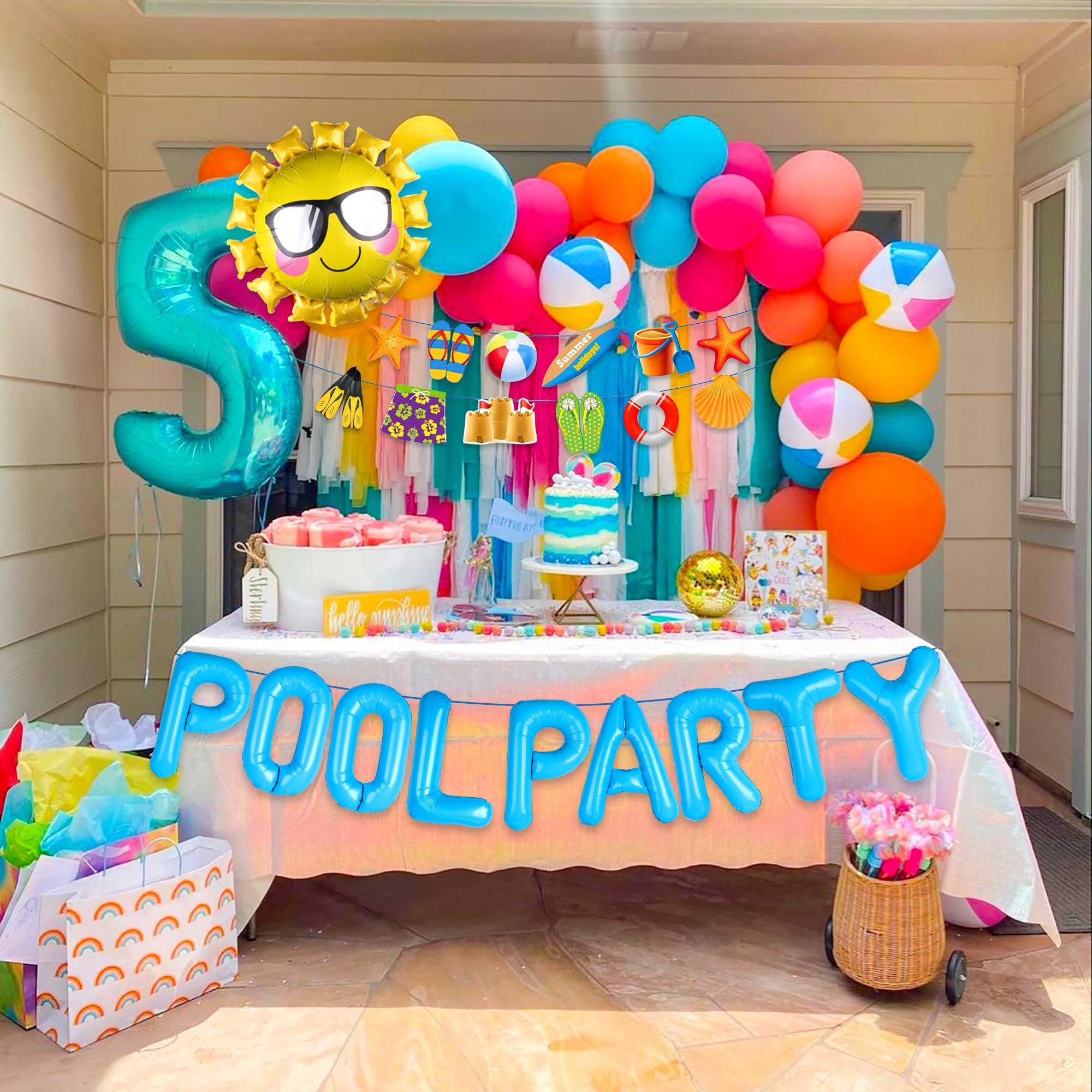 6 Bunte Papageien-Dekoausschnitte – Für Tropische Party, Luau & Dschungel-Dekor