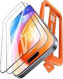 【失敗しない強化ガラス】TORRAS GlassGo Ultra For iPhone 17 ガラスフィルム 航空宇宙材料 米軍MIL規格 9H+硬度 全面保護