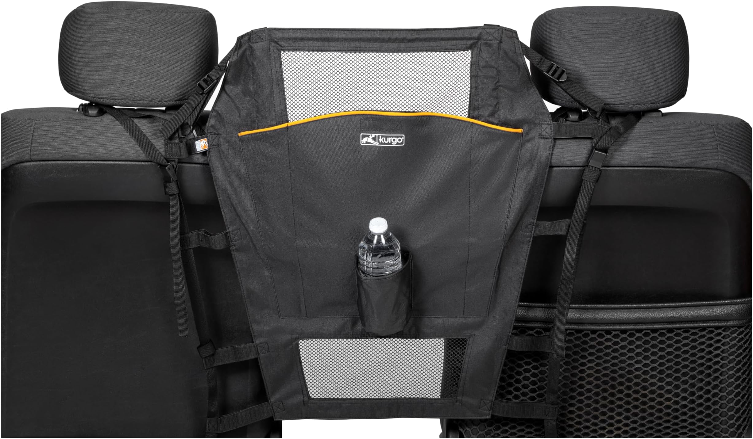 Backseat Dog Barrier for Cars & Suv, Automotive Pet Barrier, Dogs, Reduce Distractions while Driving, Mesh Opening, Easy Installation, storage Pockets, Universal Fit