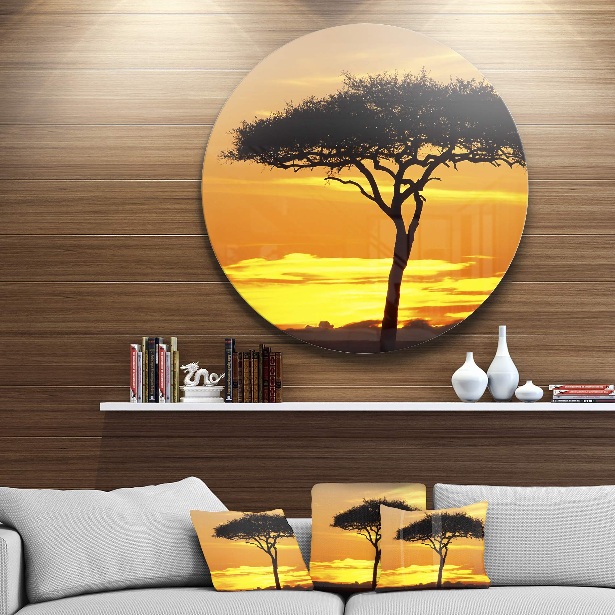 Amazon.com: Designart MT12945-C11 Wall Art-Disc of 11 inch