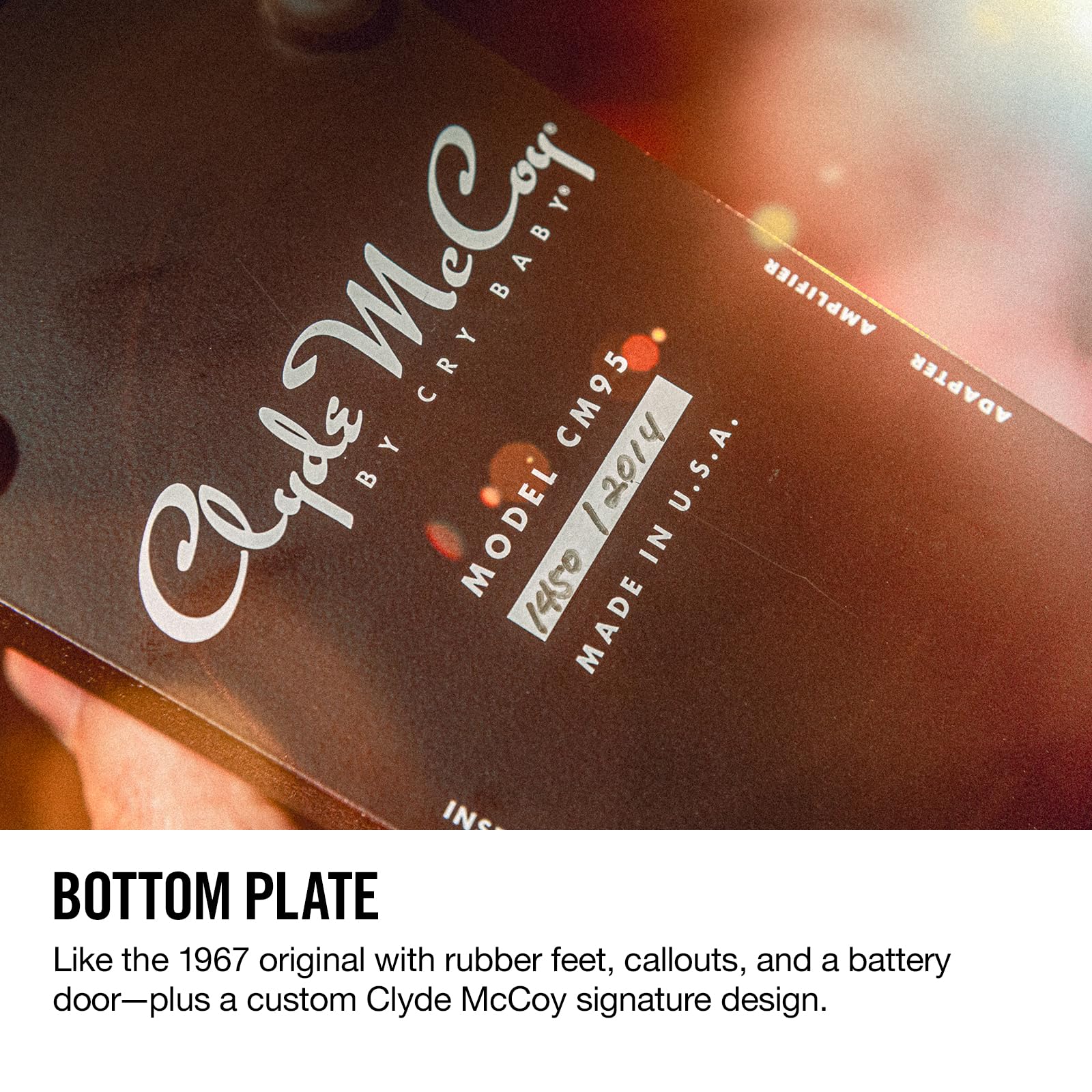 DUNLOP - CM95 CLYDE MCCOY CRY BABY WAH