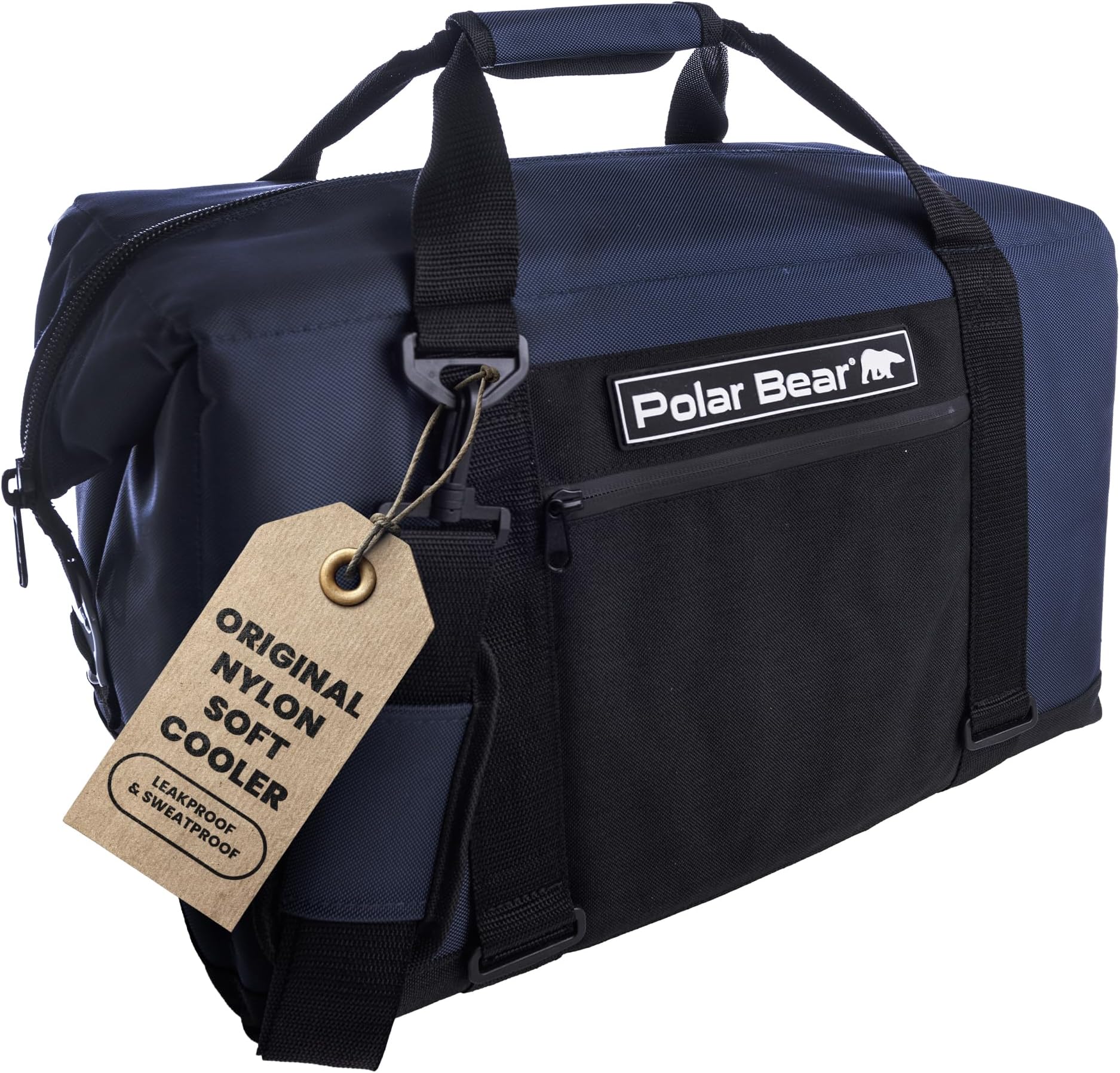 Original Soft Cooler Bag - Insulated Leak Proof Beach Cooler Bag, Small Thermal Bags for Travel - Heavy Duty & Portable - Sweat Proof Picnic Carrier - Nylon