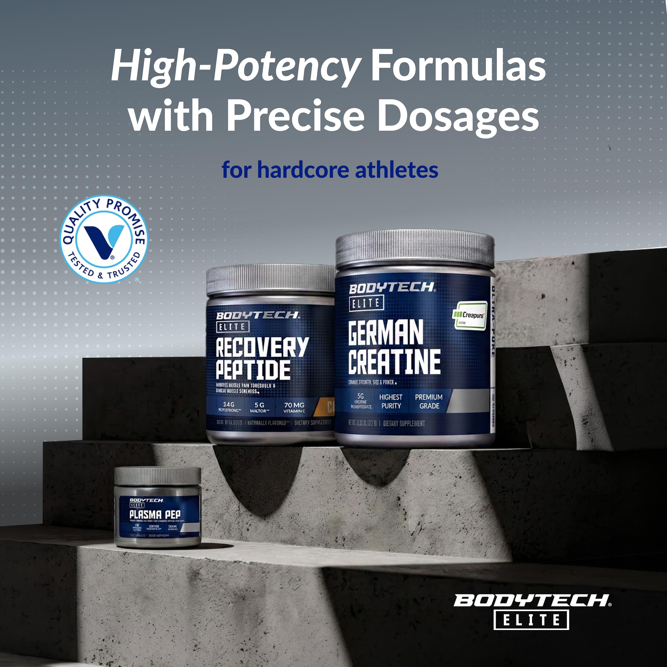 BodyTech Recovery Pep – Peptides Powder with 2.4g PeptiStrong - Citrus (9.1 oz./30 Servings) — Amazon image 6