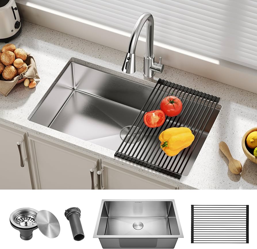 AIYBU Kitchen Sink,Stainless Steel Sink,30 Stainless Steel Kitchen
