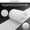 Tiras de gancho y bucle Matenf para coser, agarre fuerte, 2'' x 6' | Sin adhesivo, fácil de coser, tira de tela de nailon para manualidades de ropa, alternativa a botones, proyectos de bricolaje de costura fácil, blanco 7