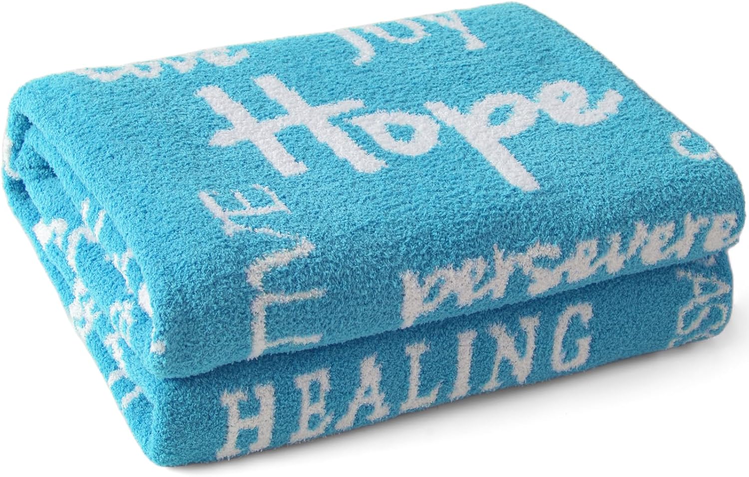 LONG CREATE Compassion Throw Blanket 50"X 60", Healing Blanket, Get Well Blanket