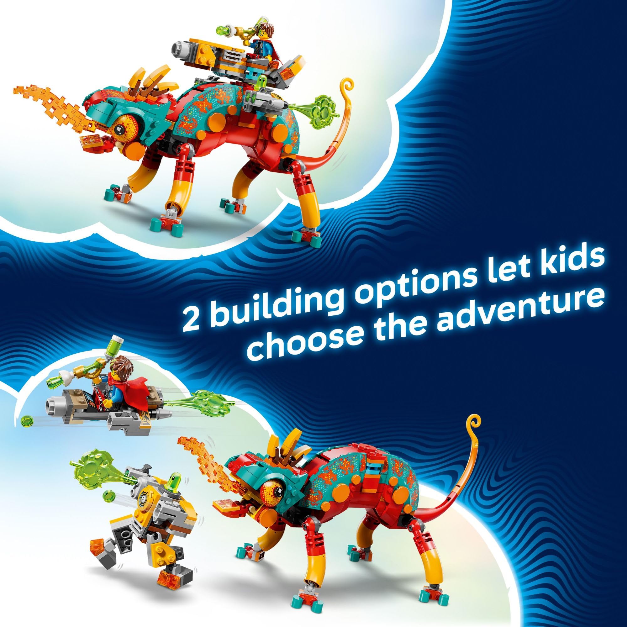 Amazon.com: LEGO DREAMZzz Mateo's Fire Chameleon Building Toy