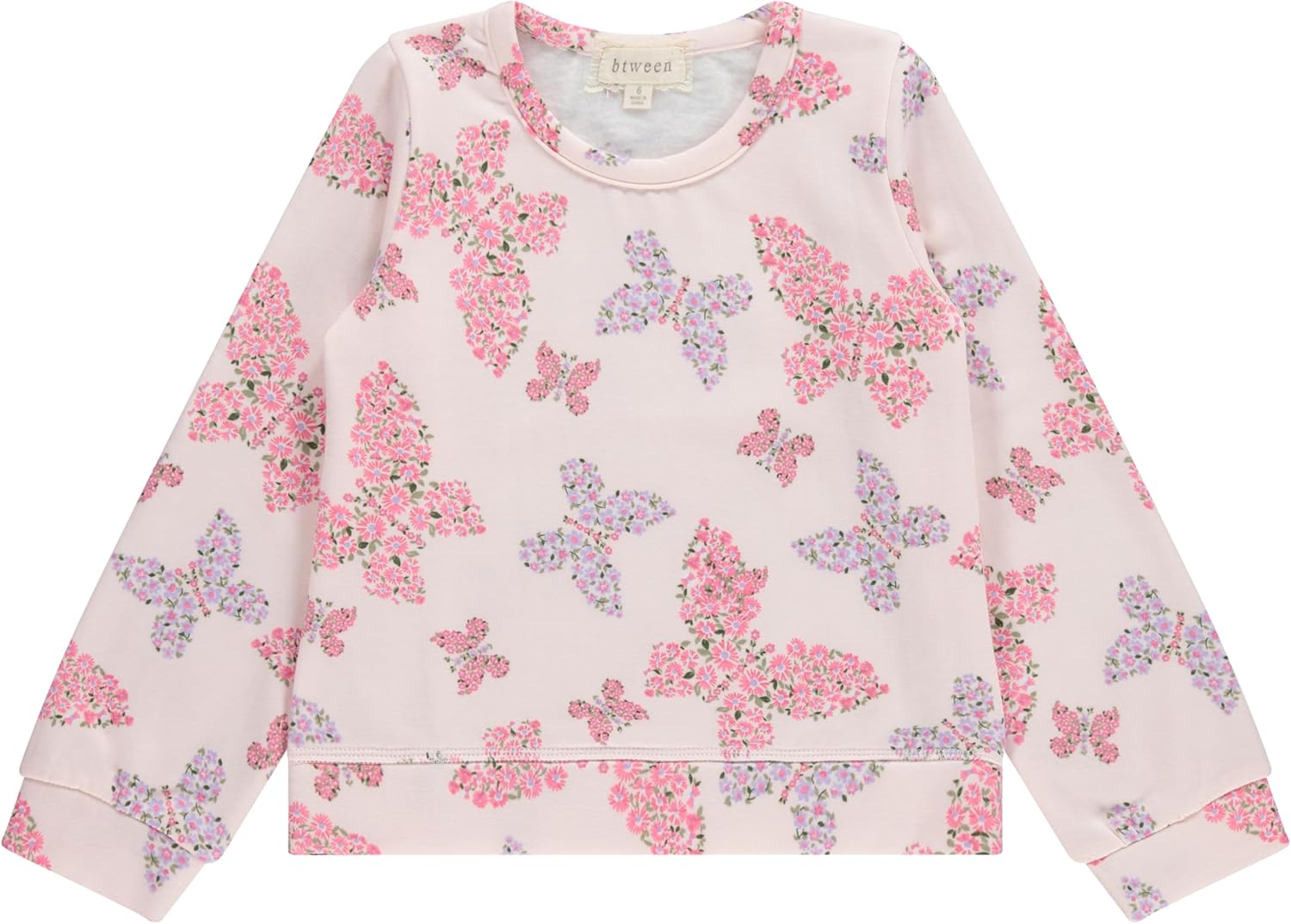 BTween Girls 3 Piece CrewithNeck Fleece Sweatshirt Set Long Sleeve Cotton Blend Pullover, Soft and Comfortable, Sizes 4-12 - Image 4