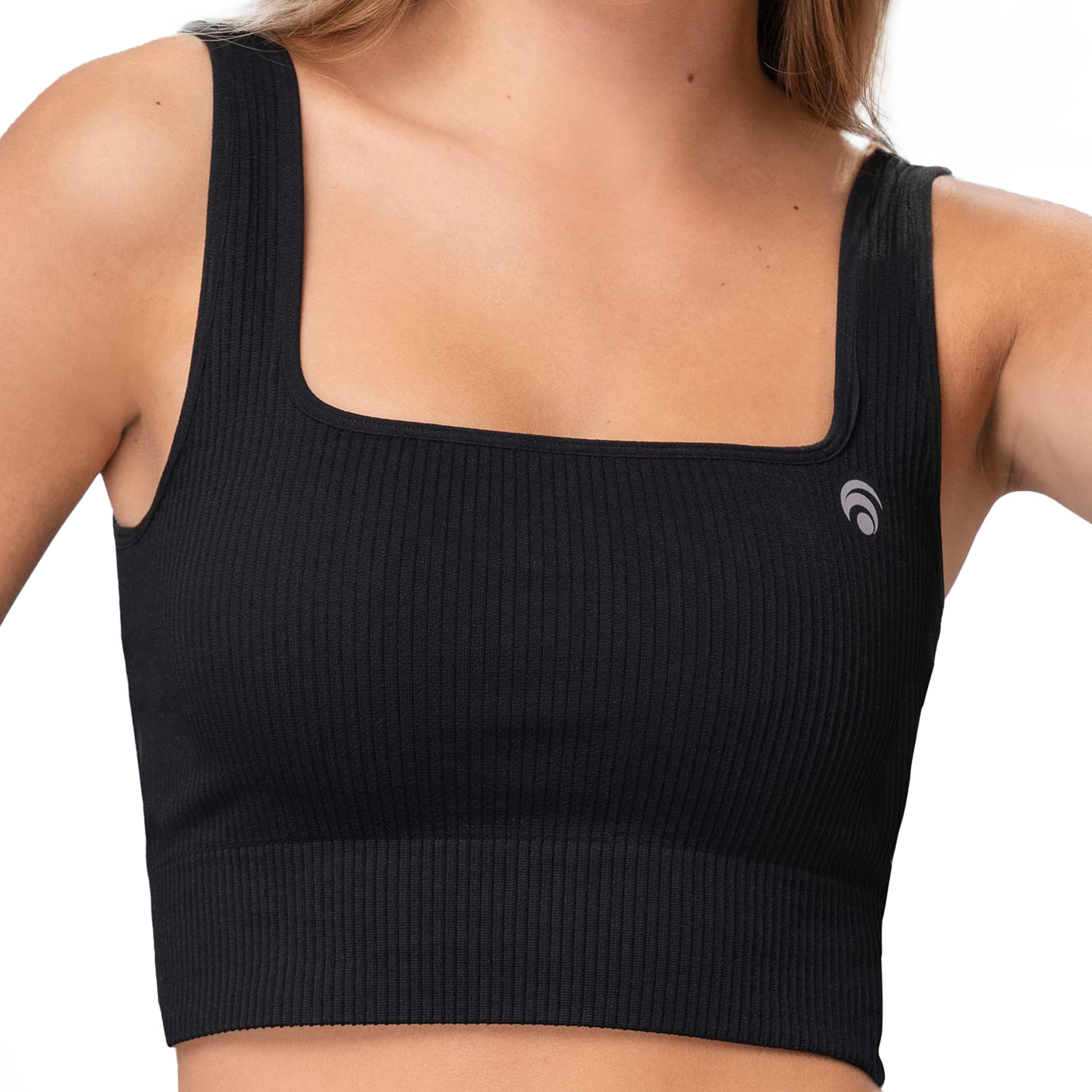 Oceansapart Sydney Bra Sport-BH Damen ohne Bügel für Yoga & Fitness - Nahtloses Bustier mit quadratischem Ausschnitt - Atmungsaktiv und schnelltrocknend - Gr. XS-XXL